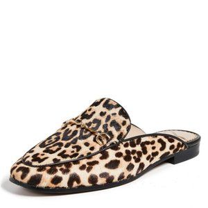 SAM EDELMAN LINNIE LEOPARD PRINT MULES NWOB